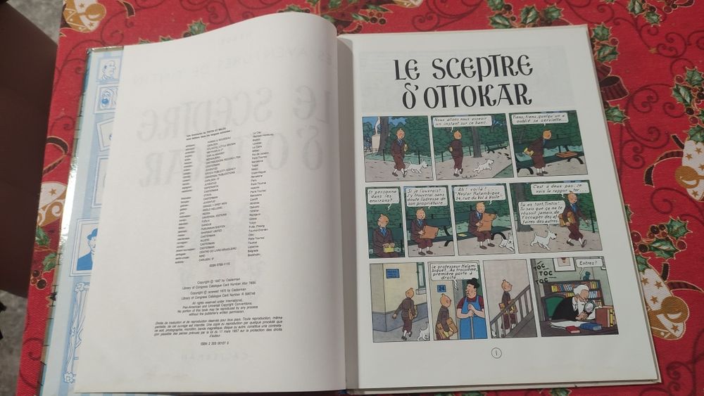 Livros banda desenhada antiga Tintin da CASTERMAN