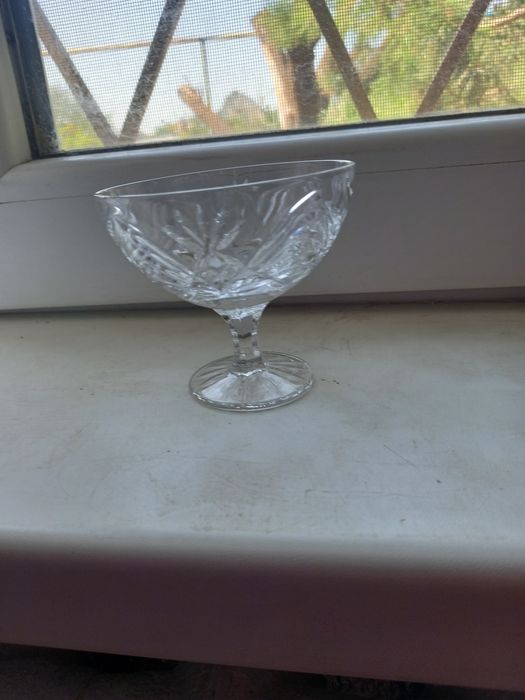 Фужеры  рюмки  хрусталь богем стекло.