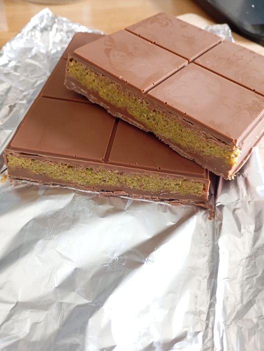 (NOVO) Chocolate do Dubai-Caseiro em Tablete Grande-25x13.5x2.1cm-500g