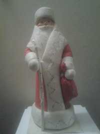 Дед Мороз СССР 45 см в хорошем состоянии лицо из пластмассы