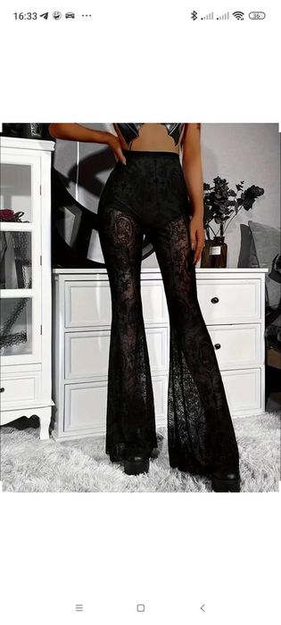 Гіпюрові штани кльош з шортиками + топ гіпюровий.Ціна в описі