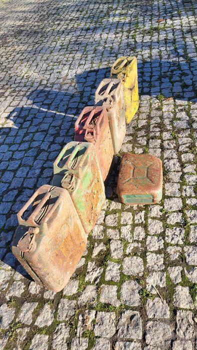 Kanister 20l i 10L PRL Metalowy i Aluminiowy kolekcjonerski