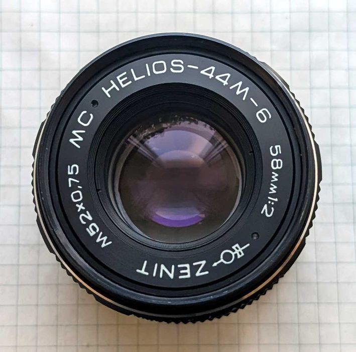 Об'єктив, объектив Гелиос 44М-6