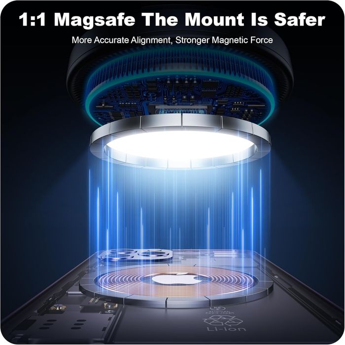 Auckly 15W бездротовий автомобільний зарядний пристрій