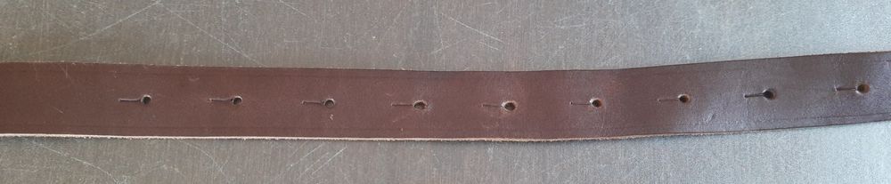 Pas skórzany harcerski brązowy