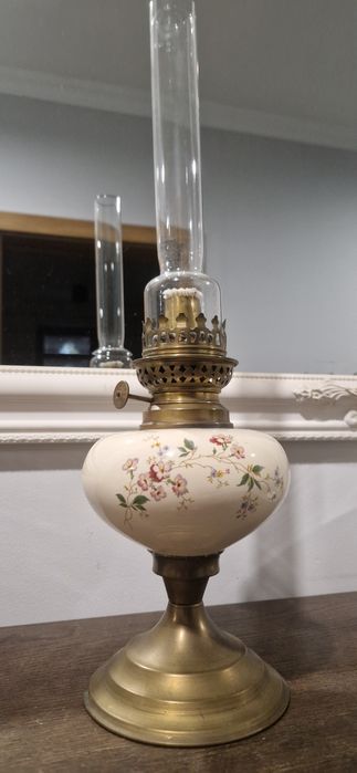 Lampa naftowe francuskia ceramika
