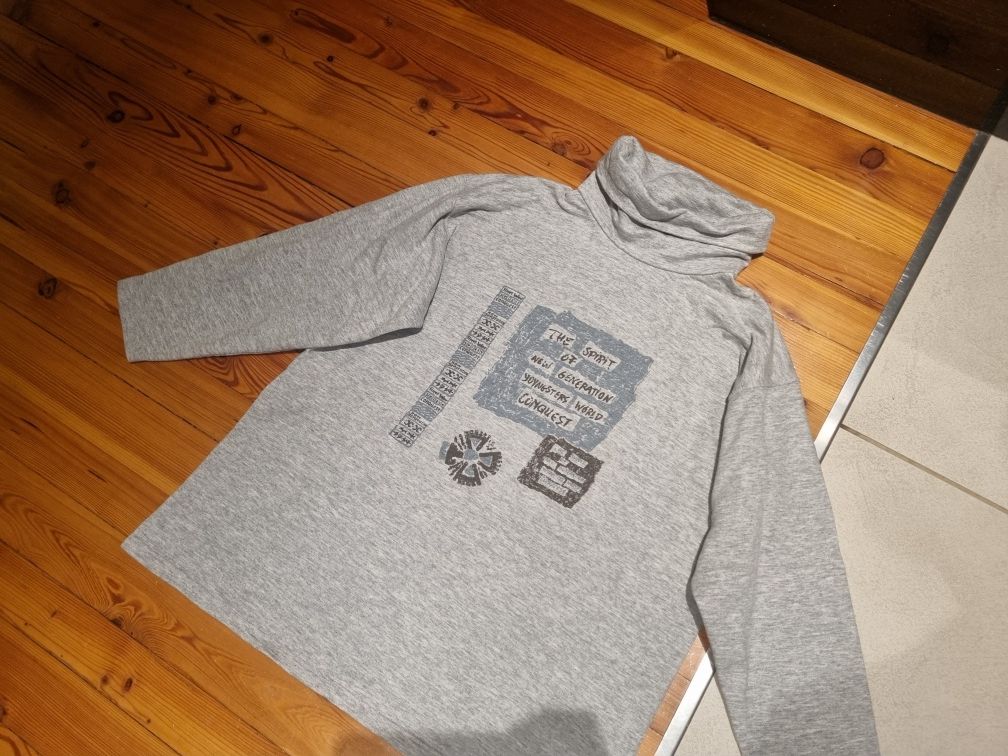 Bluza L 40 LES ESSENTIELS obszerna ciepła bluza bluzka