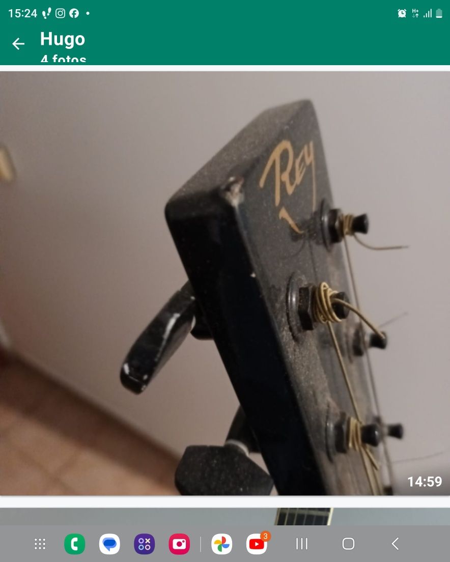 Guitarra REY preta