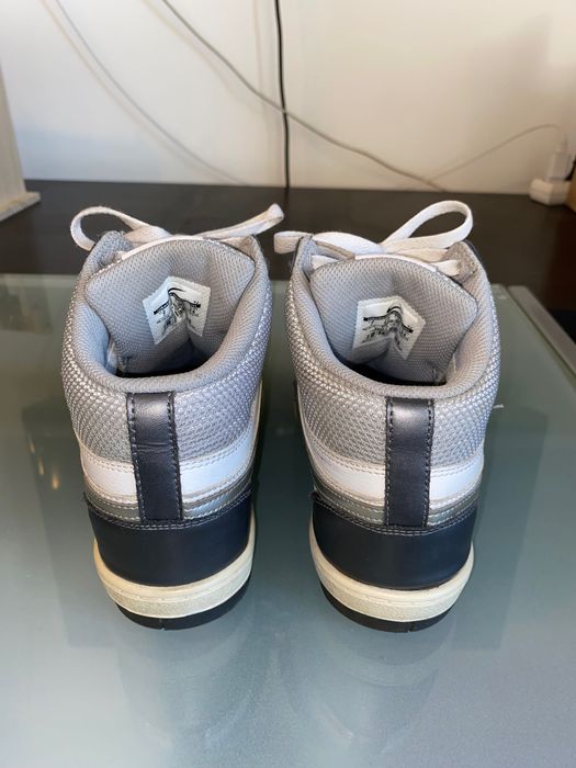 Nike Force Sky High Wedge White/Metallic Silver/Grey 38