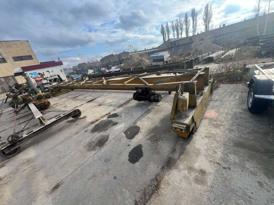 Кран балка опорна  11 м,  тельфер 2т балкан