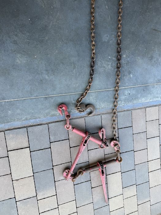 Łańcuchy transportowe z hakami skracającymi ATESTOWANE