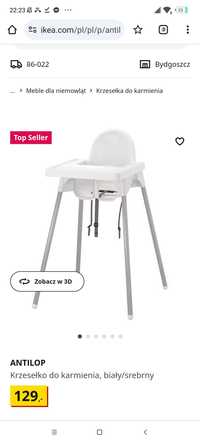 Krzesełko Ikea Antilop