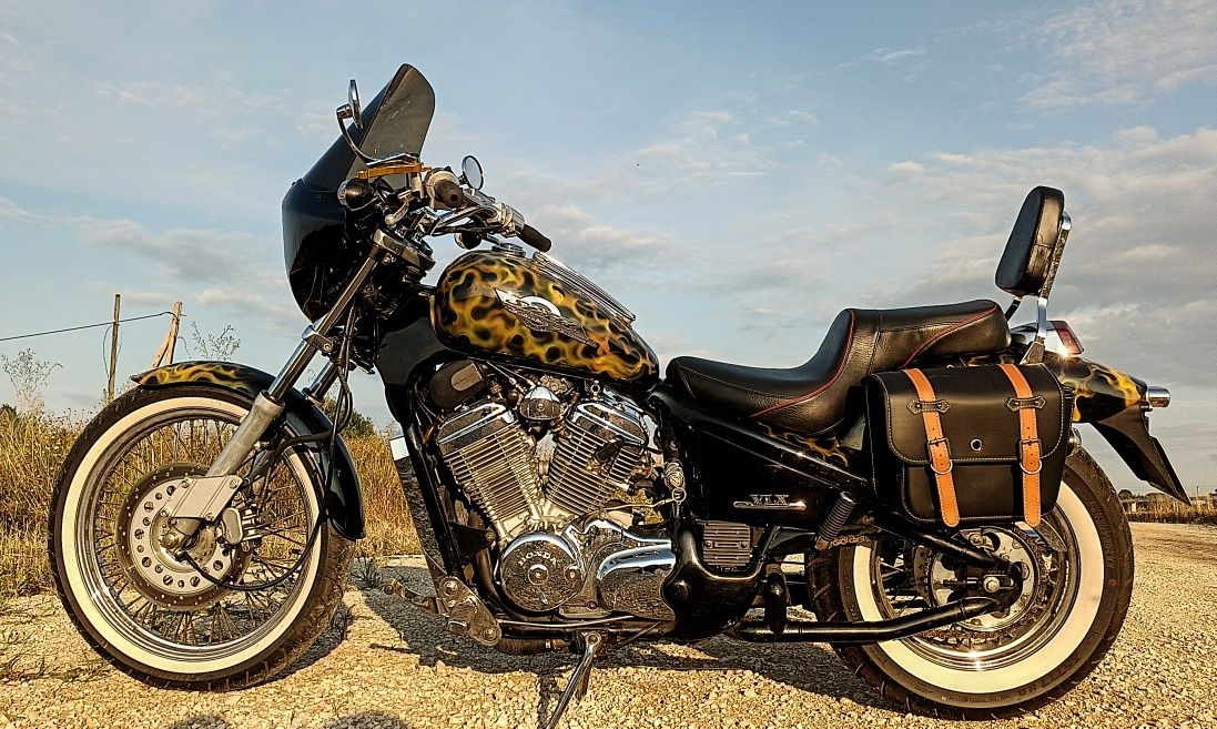 Honda vlx400 Steed custom aerograf jak vt600 shadow doinwestowany