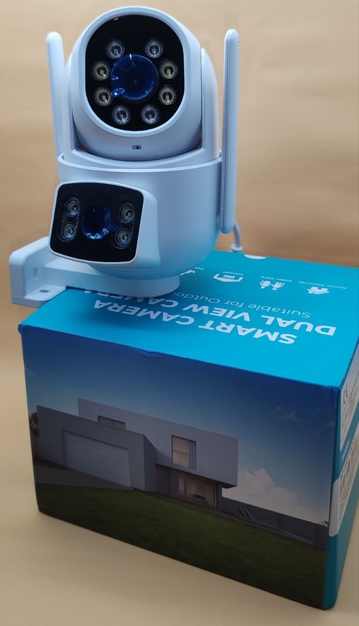 Вулична Wi-Fi A9Q 10MP WiFi камера подвійна поворотна камера 10мп
