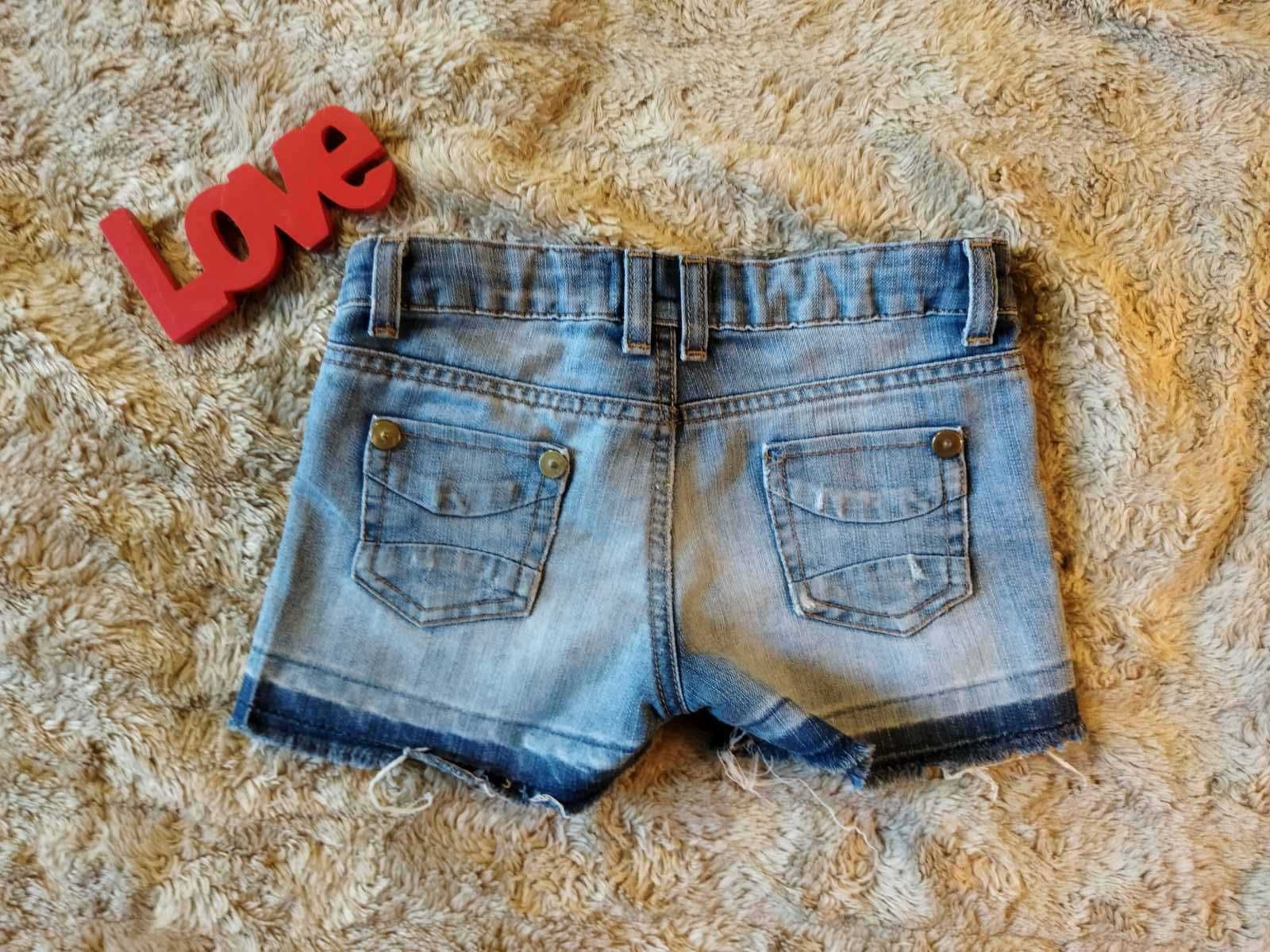 Детские джинсовые шорты для девочки