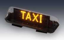 TAXI lampa kogut LED