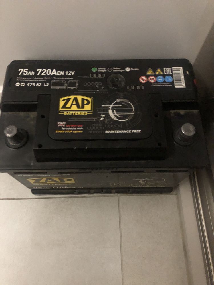 Akumulator ZAP 75 ah 720A