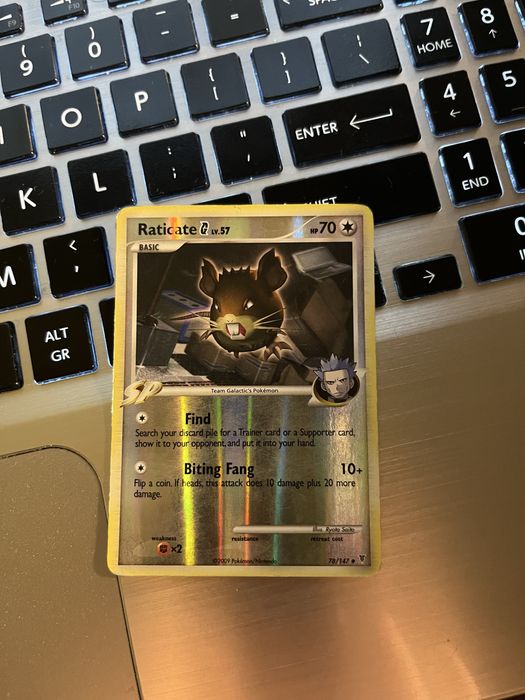 Karty pokemon oryginalne starsze holo reverse Raticate Supreme Victors