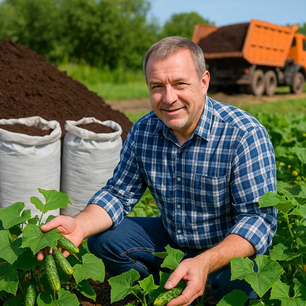 Чернозем перегной сыпец своё, с огорода, фасую в мешки