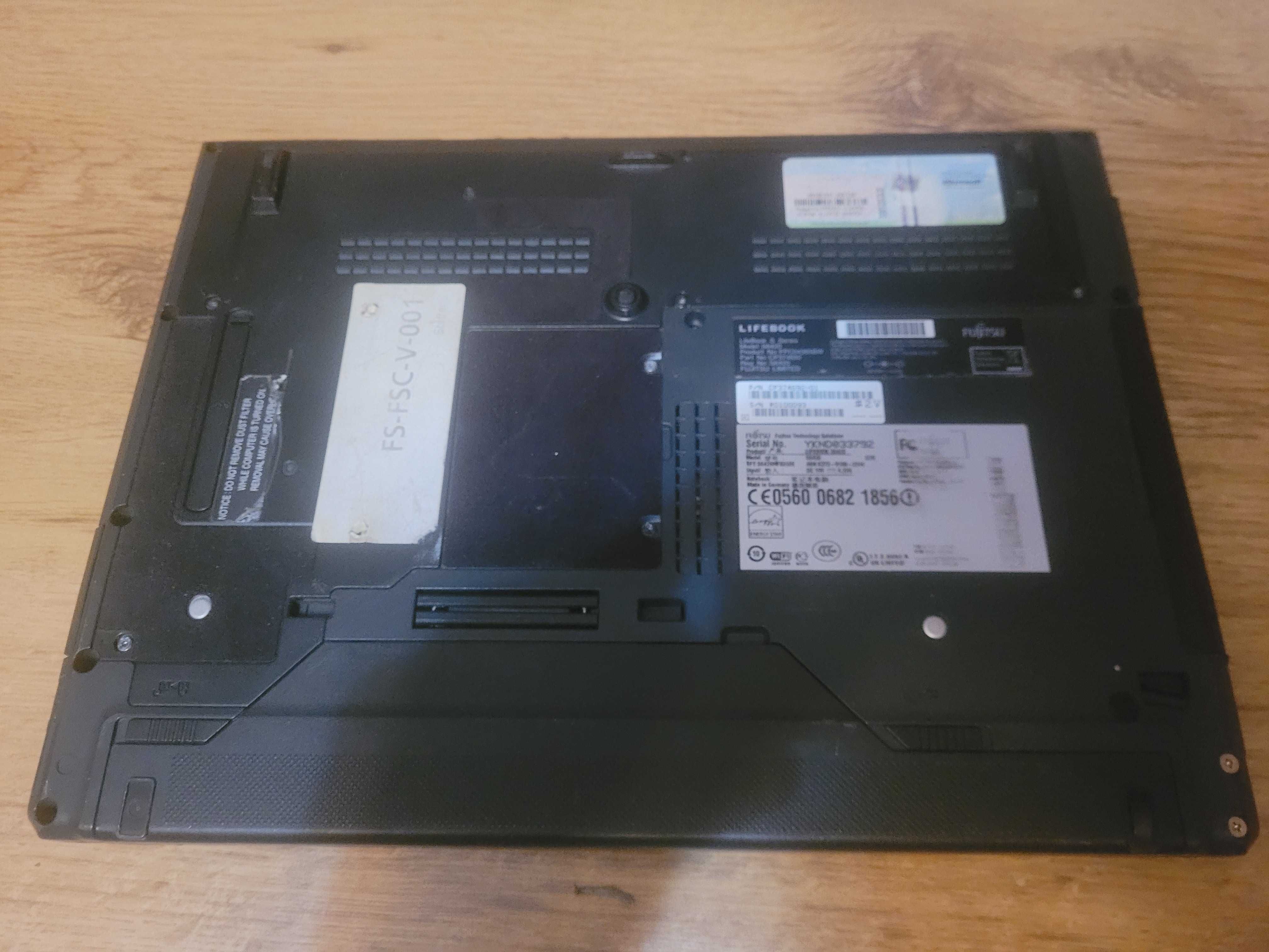 Laptop Fujitsu LifeBook S6420 13,3 " Intel Core 2 Duo T9600 4gb/250Gb
