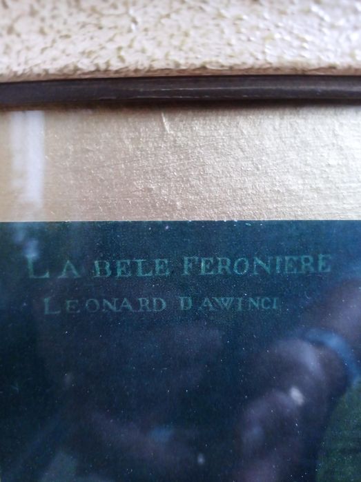 Stary obraz PRL Leonardo da Vinci