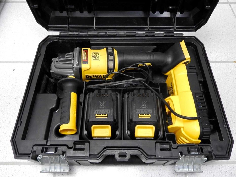szlifierka kątowa Dewalt DCG414NT +2 Baterie 6AH