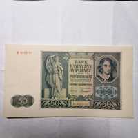 Banknot 50 złotych 1941 stan UNC-