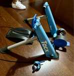 Rolo Tacx com base de apoio para a roda