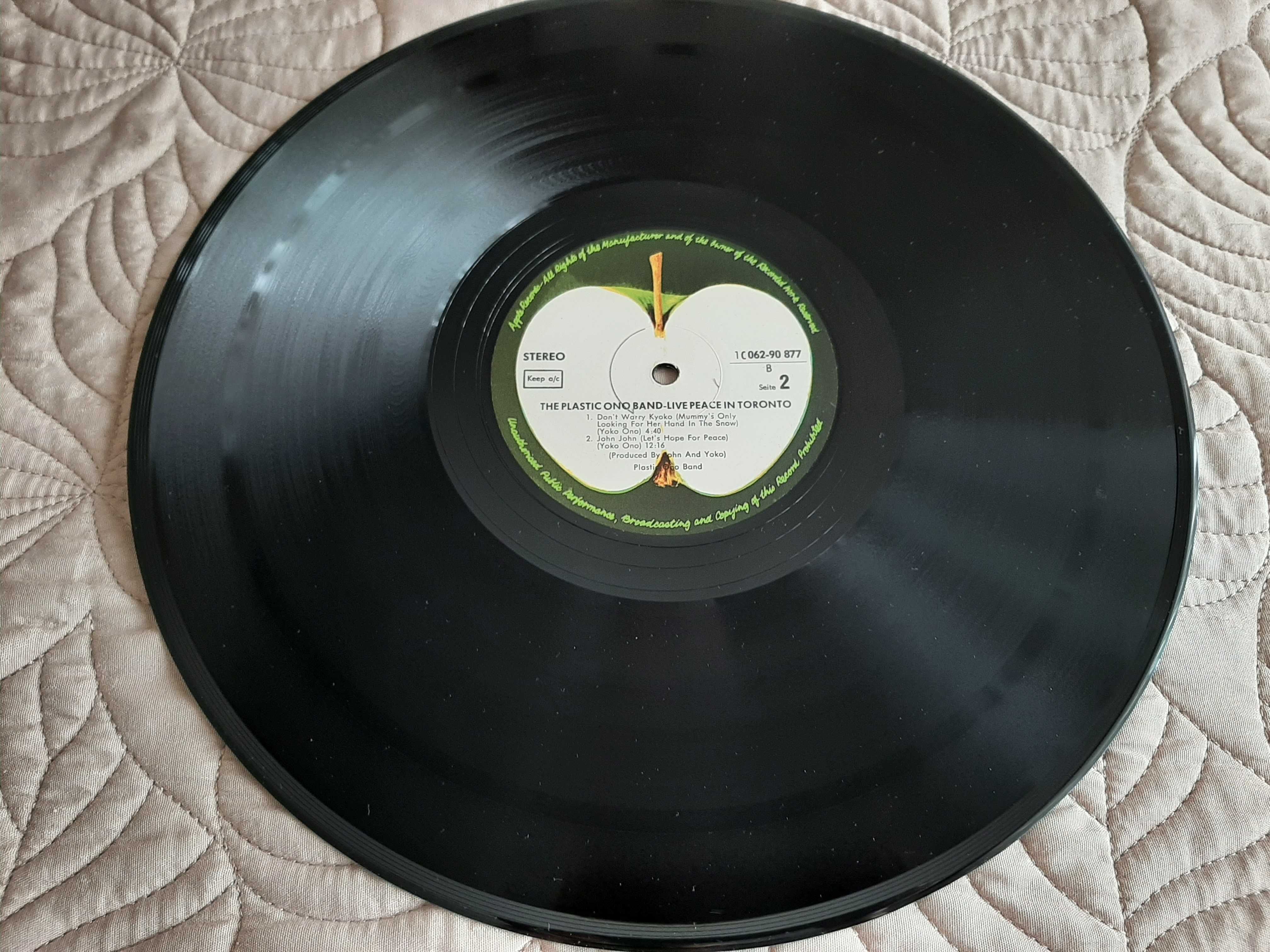 John Lennon/Plastic Ono Band - Live Peace Toronto - Vinil LP