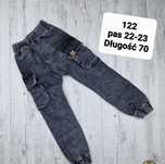 Spodnie dekatyzowane mimi bawełniane chłopięce joggery 122