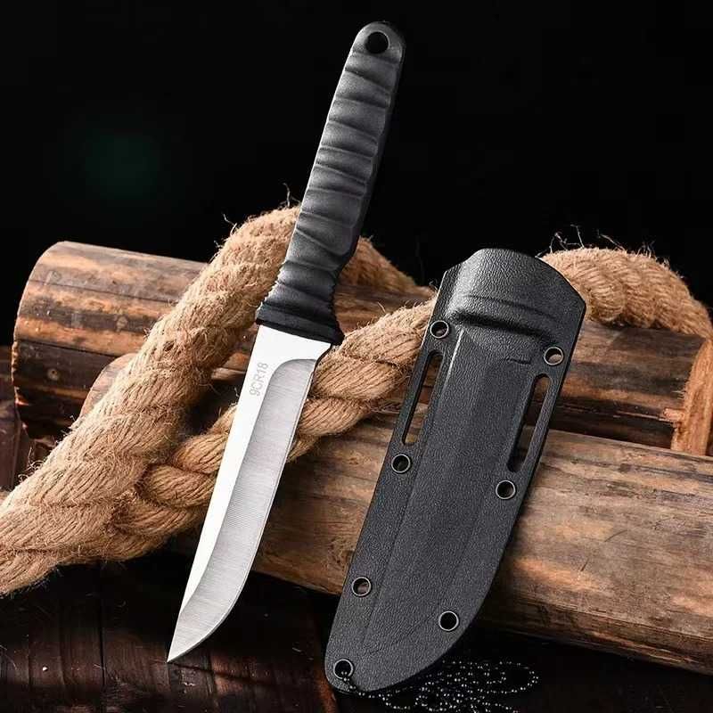 Nóż taktyczny na szyję NECK wojskowy survival stal 9CR18 ND46b