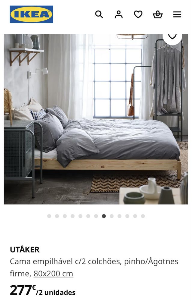 Cama solteiro 2 em 1