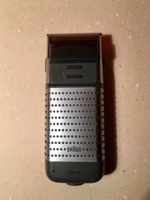 BRAUN - electrorasierer micro vário 3 - prémio design 1985
