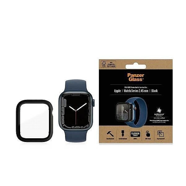 Etui PanzerGlass Full Body na Apple Watch 7 / 8/45 mm - czarne