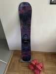 Komplet Snowboardowy Damski CAPITA Space Metal Fantasy + Wiązania Ride