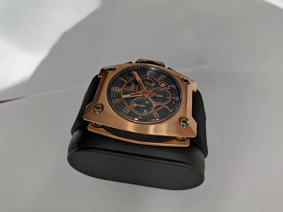 WYLER Geneve Code R gold 18K złoto 750 breitling panerai hublot omega