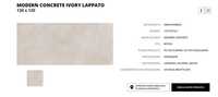 Płytki Modern Concrete Ivory Lappato 120 x 120