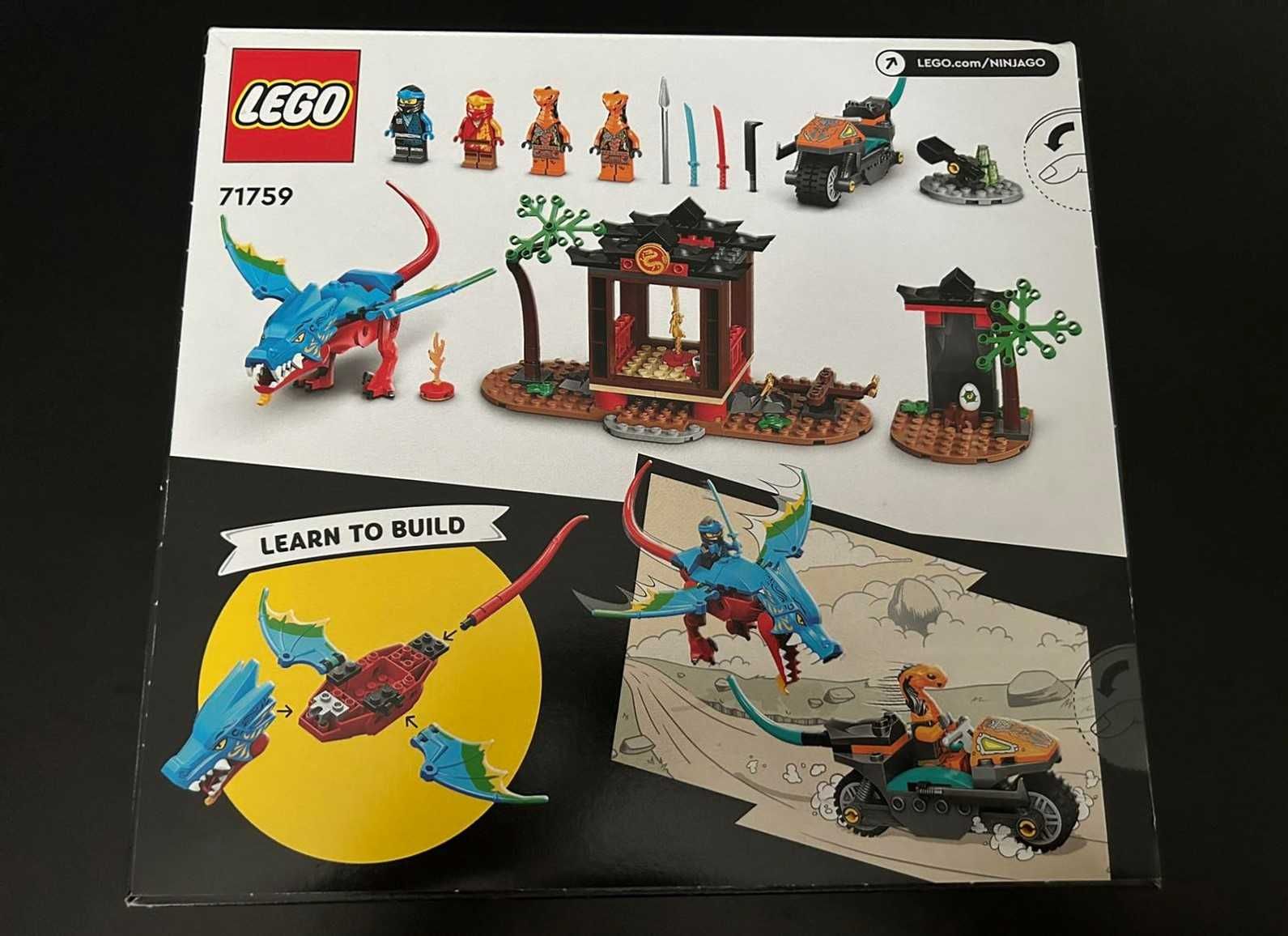 Конструктор LEGO Ninjago 71759 Храм ніндзя-дракона (161 деталь)