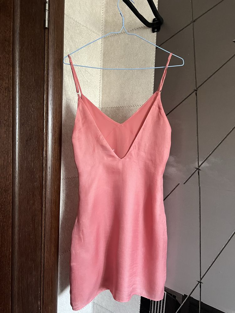 ZARA slip dresse 100% liocel ESPRIT 100 % ШОВК!