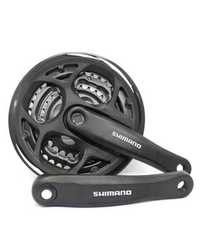 Шатун на велосипед Shimano Altus 48/38/28 передняя звезда кассета вело