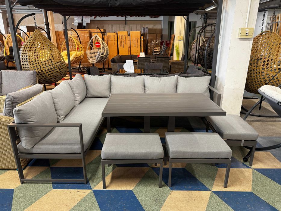 OUTLET! Zestaw Mebli Ogrodowych Technorattanowych Komplet Wypoczynek