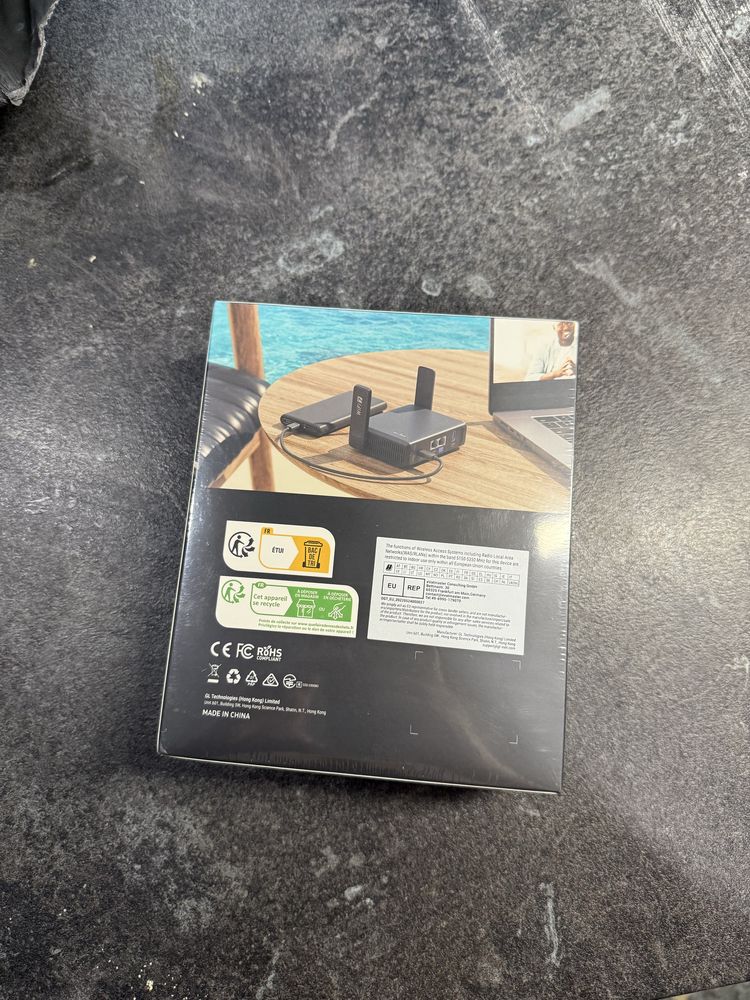 GL.iNet GL-BE3600 (Slate 7) Przenośny Router Podróżny, Router Wi-Fi 7