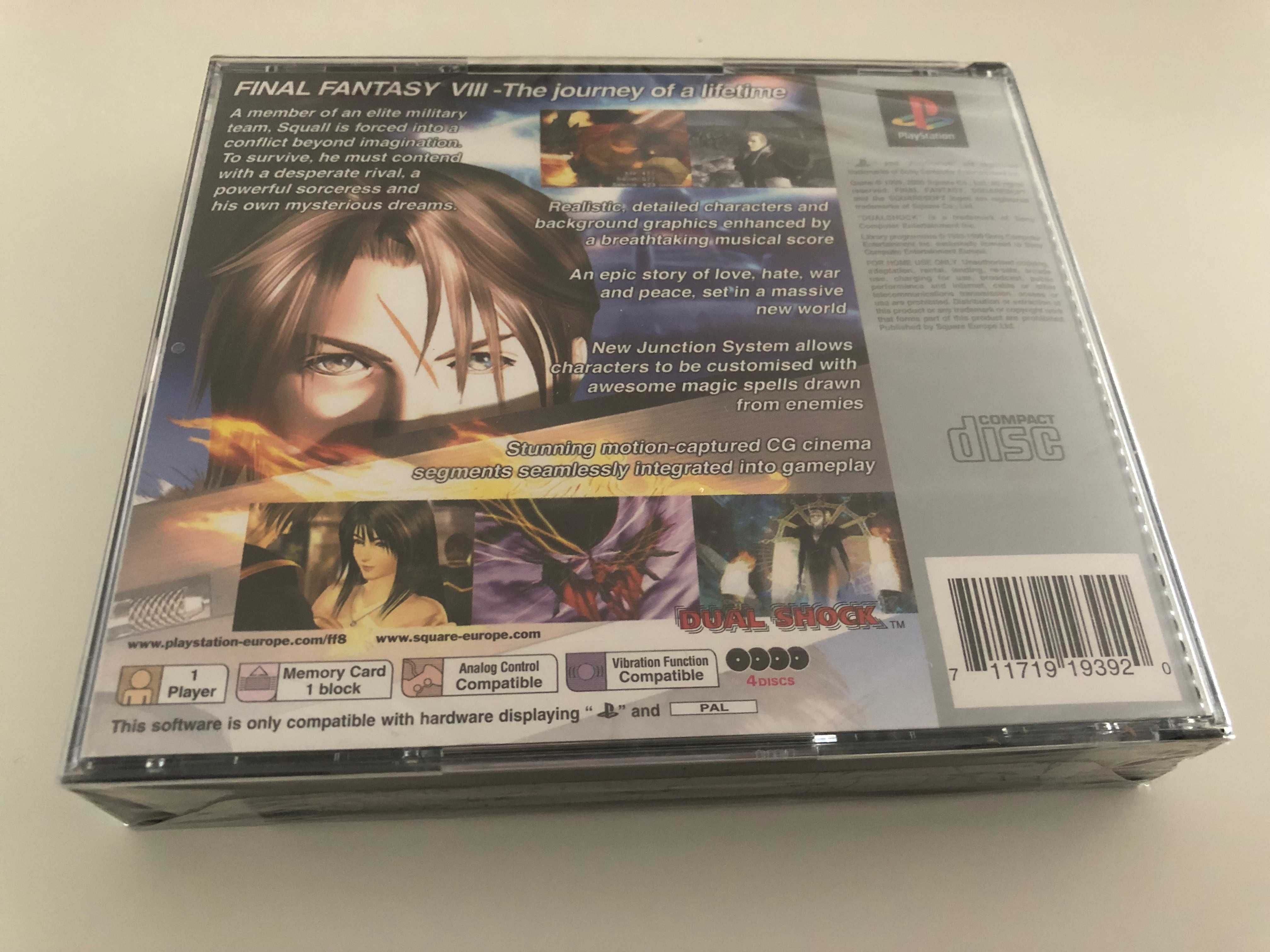 Jogo NOVO/SELADO PS1 PSX Playstation FF8 Final Fantasy VIII 8 Platinum
