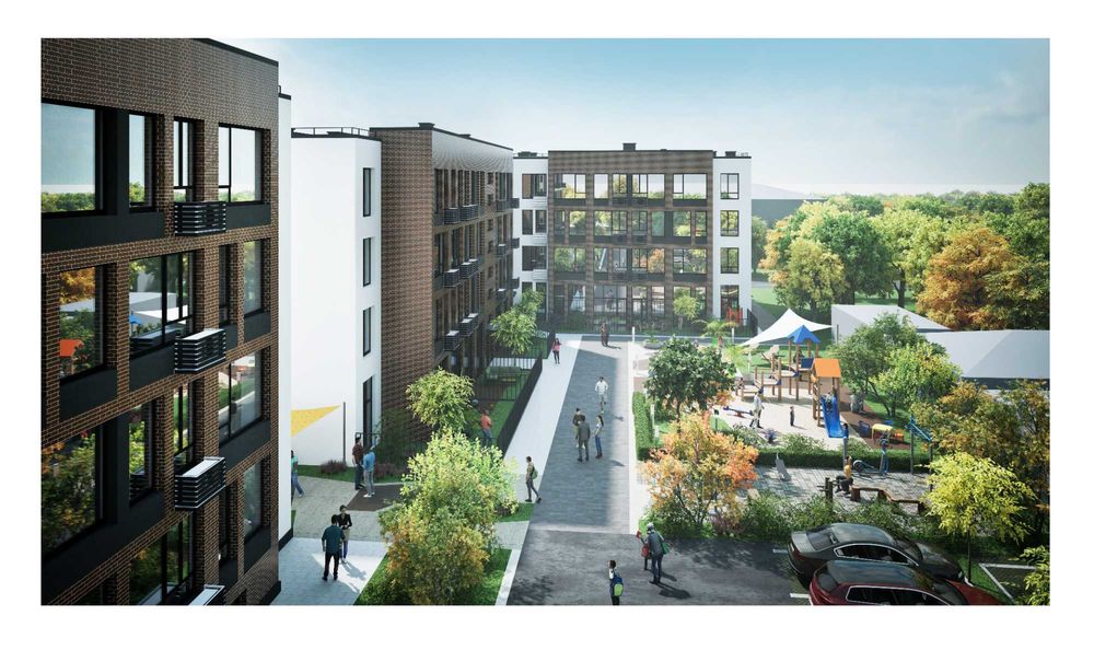 ЖК"Петрівське Містечко 2" Аптека-70 кв.м.Фасад Вітрини від забудовника