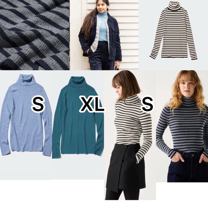 100% вовна мериноса водолазка, гольф uniqlo merino ribbed turtleneck