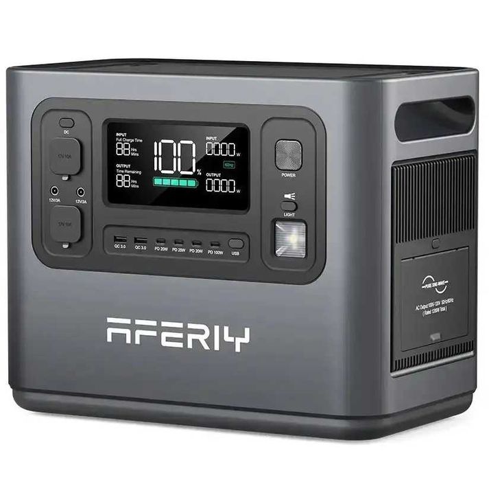 Aferiy P110 1200W/960Wh LifePo4 зарядна станція павербанк акумулятор