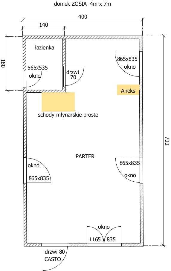 domek drewniany, ogrodowy, szkieletowy, poddasze, letniskowy, do 35m2