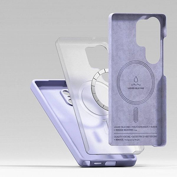 Ringke Silicone Magnetic Magsafe Galaxy S25 Ultra Lavender