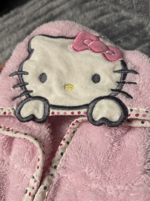 Теплий халатик Hello Kitty для дівчинки, 80р