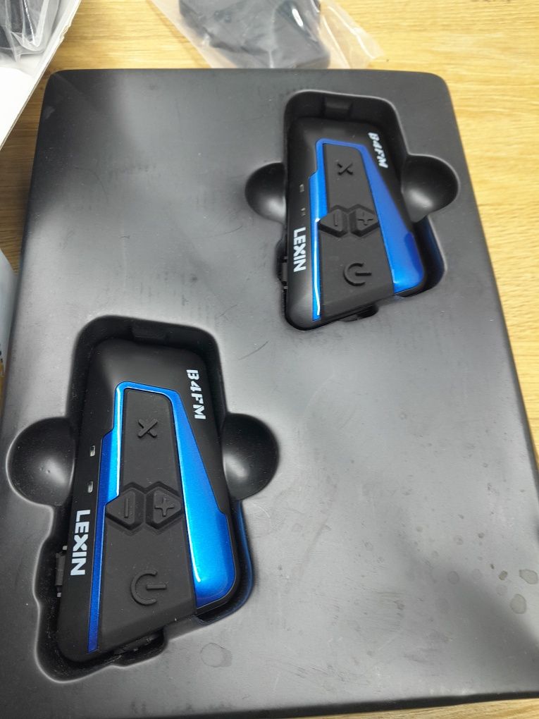 Lexin b4fm intercom zestaw 2 szt. Bluetooth zestaw słuchawkowy